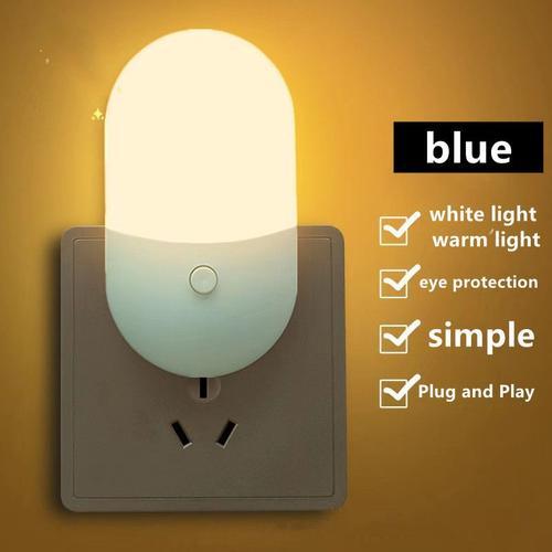 Lampe De Chevet À Led Avec Prise Eu Us,220v Ac,Lampe De Chambre À C... on Productcaster.