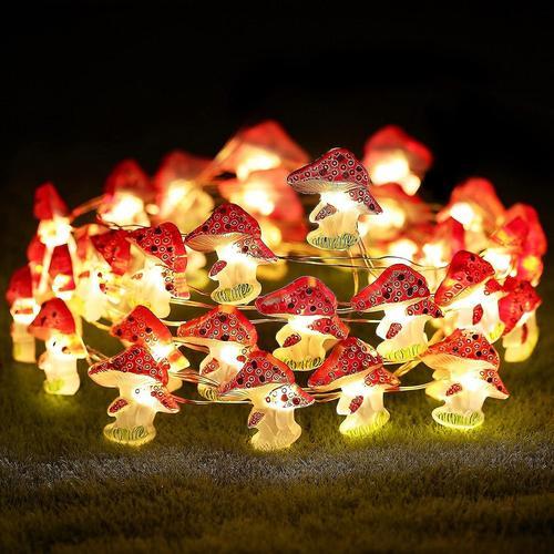 Lumières Décoratives En Forme De Champignon 9,8 Pieds 30 Led Lumièr... on Productcaster.