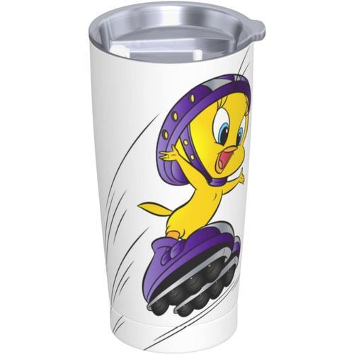 Tasse Tweety Avec Paille Et Brosse ¿¿ Paille 600ml, Gobelet De D¿¿P... on Productcaster.