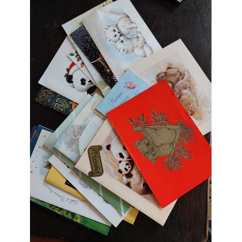 Lot De 18 Cartes De Voeux / Themes : Animaux / Cartes 2crites, Pour... on Productcaster.