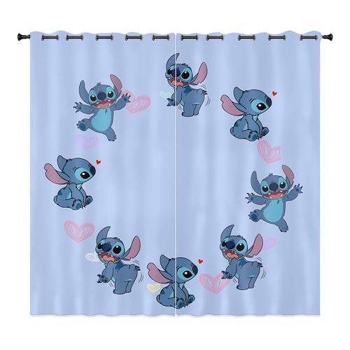 Rideau Occultant Stitch, Ensemble De Rideaux Occultants Anime Lilo ... on Productcaster.