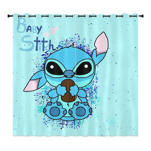 Rideau Occultant Stitch, Ensemble De Rideaux Occultants Anime Lilo ... on Productcaster.