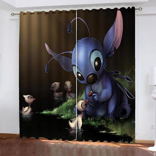 Lilo & Stitch Rideaux Occultants Pour Chambre ¿¿ Coucher, Dessins A... on Productcaster.