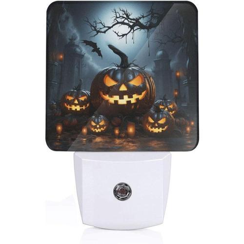 Veilleuse Halloween Avec Prise De Citrouilles, Veilleuse Led Adapte... on Productcaster.