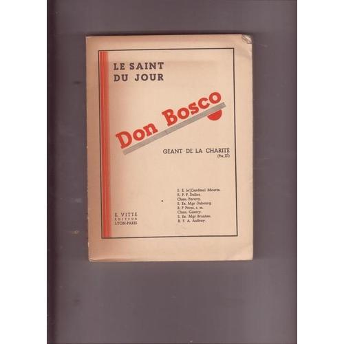 Le Saint Du Jour Don Bosco, Géant De La Charité on Productcaster.