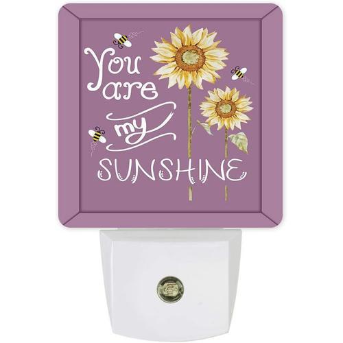 Veilleuse Led A Brancher En Forme De Tournesol - Style Violet - You... on Productcaster.