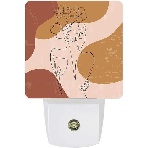 Veilleuse Led A Brancher Couleur Morandi Ligne Moderne Art Minimali... on Productcaster.