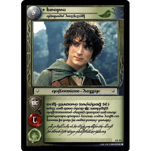 Frodo, Courteous Halfling (Frodon, Semi-Homme Courtois) - 4r301 - A... on Productcaster.