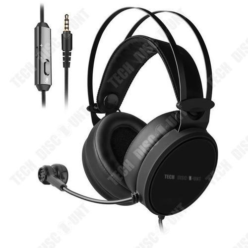 Casque filaire TD avec micro pour jeu d'ordinateur - TECH DISCOUNT on Productcaster.