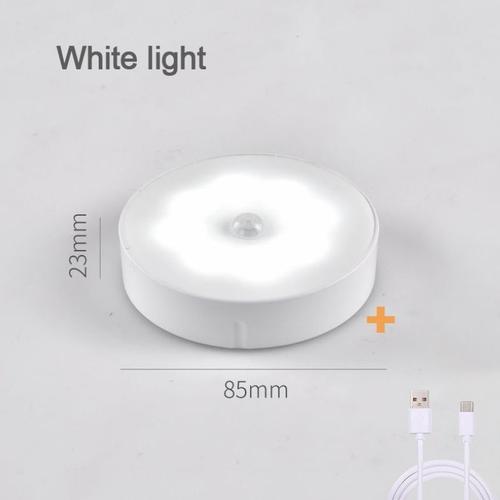 Veilleuse LED ronde sans fil avec détecteur de mouvement,lampe aste... on Productcaster.