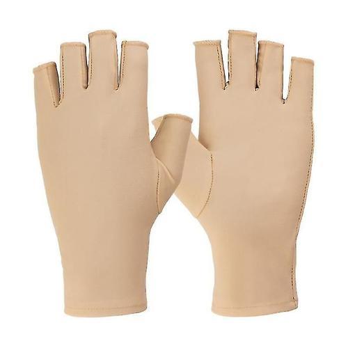 Gants Demi-Doigts Gants De Protection Solaire Été Stretch Mince Gan... on Productcaster.