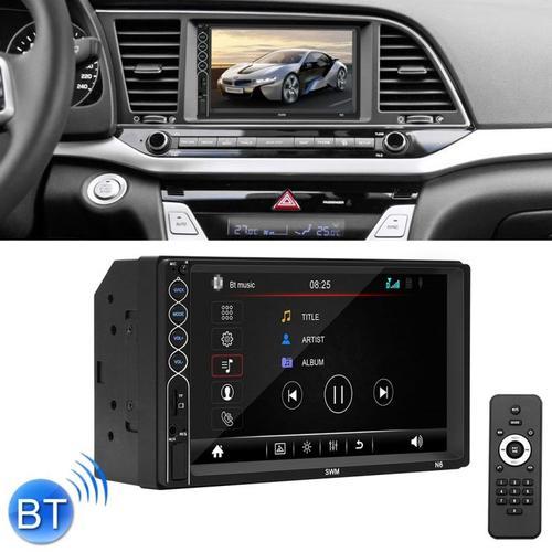 N6 7 Pouces Double Récepteur De Radio De Voiture Universel Din Hd M... on Productcaster.