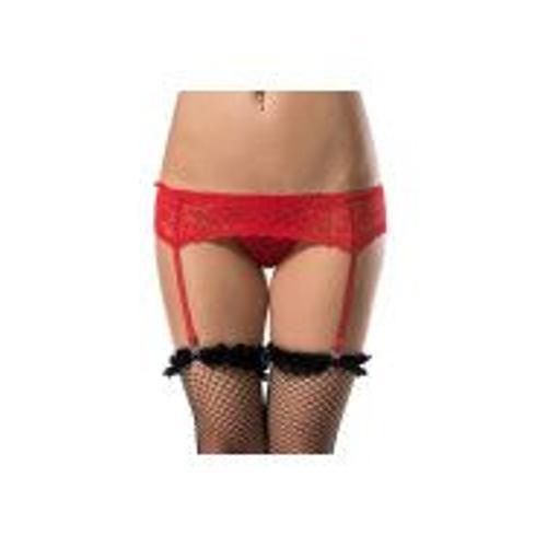 Queen Lingerie String Et Porte-Jarretelles Motifs Floraux L/Xl on Productcaster.