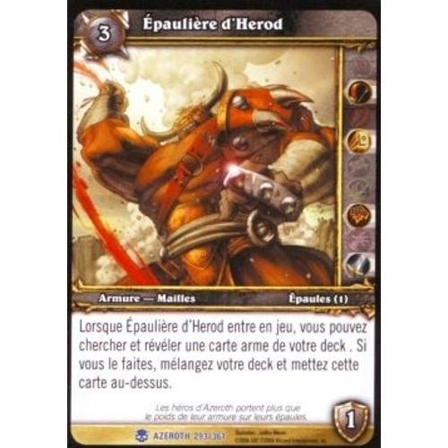 Epauliere D'herod - World Of Warcraft - Heros D'azeroth - Wow - Vf ... on Productcaster.