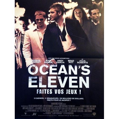 Ocean S Eleven / 11 - Véritable Affiche De Cinéma Pliée - Format 40... on Productcaster.