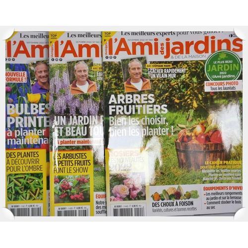 Lot De 03 Magazines - L'ami Des Jardins Et De La Maison 2022 - N°11... on Productcaster.