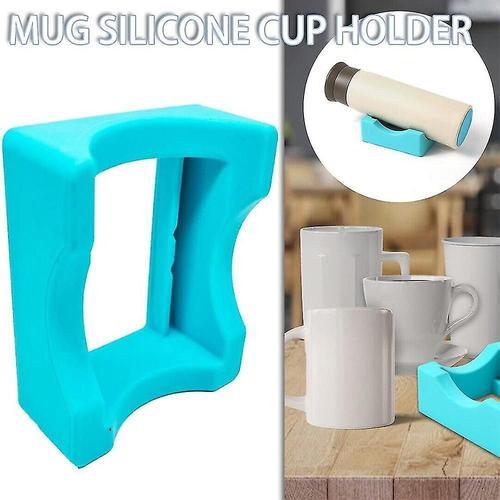 Porte-gobelet en silicone en verre avec fentes intégrées, support e... on Productcaster.