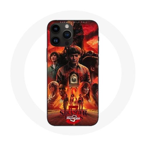 Coque Pour Iphone 14 Pro Stranger Things Affiche Saison 5 on Productcaster.