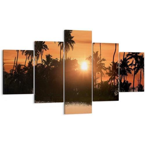 Art mural sur toile - Paysage le coucher du soleil - Inde - Impress... on Productcaster.