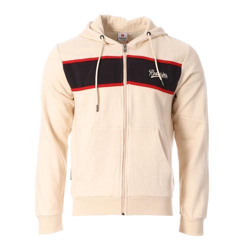 Sweat Zippé Beige Homme Redskins Owen on Productcaster.