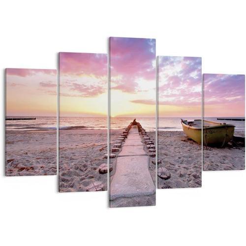 Art mural sur toile - Paysage mer, plage, nature, coucher de soleil... on Productcaster.