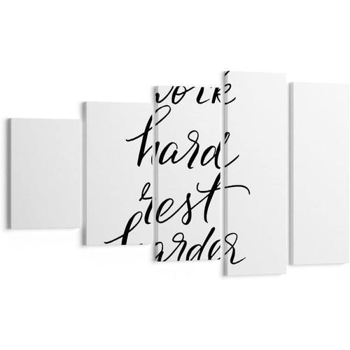 Art mural sur toile - Typographie - Affirmation - Slogan Maxim - Im... on Productcaster.