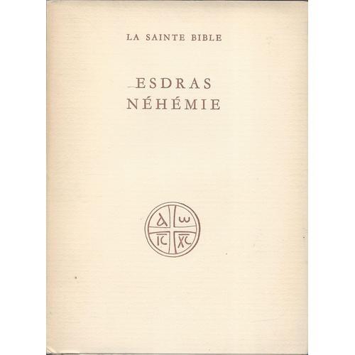 La Sainte Bible - Esdras - Néhémie - Editions Du Cerf 1953 on Productcaster.