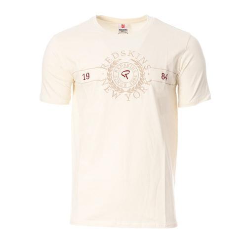 T-Shirt Écru Homme Redskins 231094 on Productcaster.