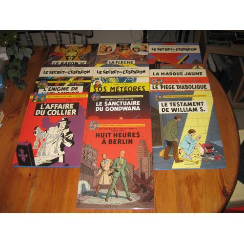 Lot 13 Bd Blake Et Mortimer 1 A 3+6 A 10+18+24+29+Rayon U 1+2 État ... on Productcaster.