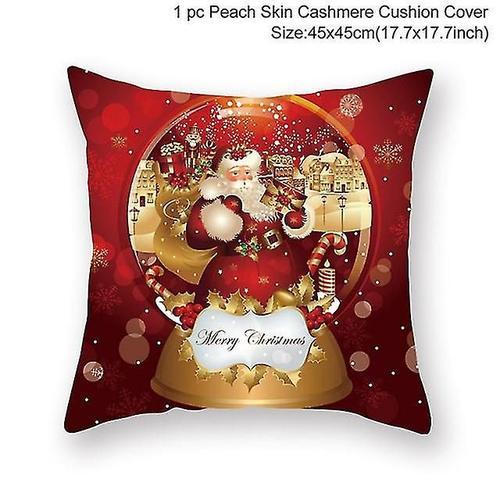 Housse de coussin de noël, décorations de joyeux noël pour la maiso... on Productcaster.