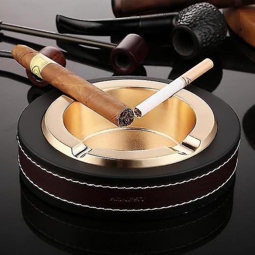 Ovale de luxe doré et amp; Cendrier à cigares argenté, cendrier en ... on Productcaster.