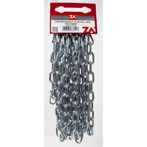 1 X CHAÎNE GENOVESE GALVANISeE PReDeCOUPeE 4 MM N 19 on Productcaster.