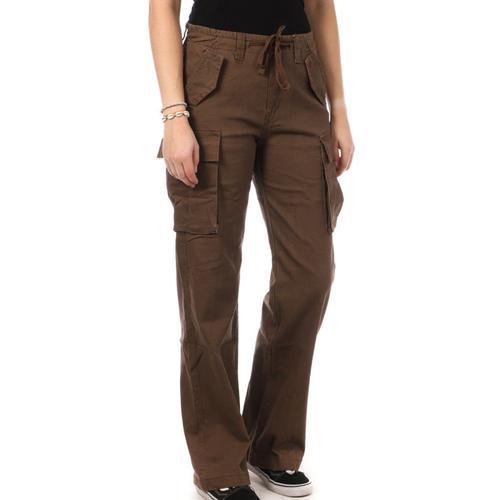 Pantalon Marron Femme Monday Premium Cargo on Productcaster.