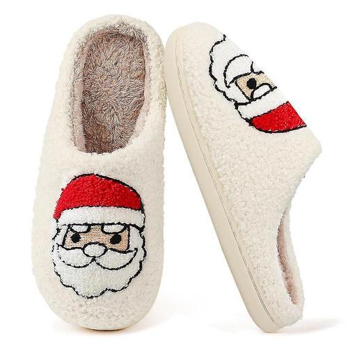 Pantoufles de noël en mousse à mémoire de forme pour hommes et femm... on Productcaster.