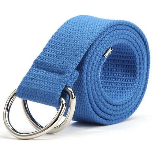 Ceinture en toile pour femmes, Double anneau en D, sangle de taille on Productcaster.