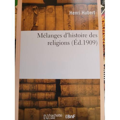 Mélanges D'histoire Des Religions Par Henri Hubert on Productcaster.