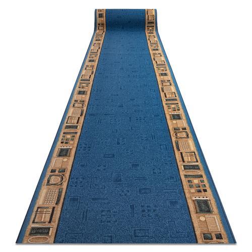 67x590 Cm Tapis De Couloir Antidérapant Jena Bleu 67cm on Productcaster.