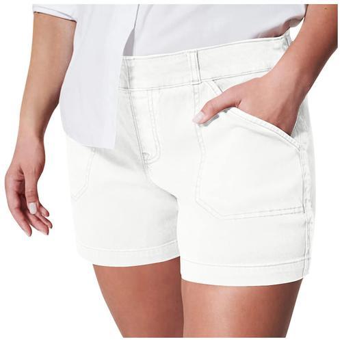 Short En Sergé Extensible Pour Femmes, Mode Simple, Levage Des Hanc... on Productcaster.