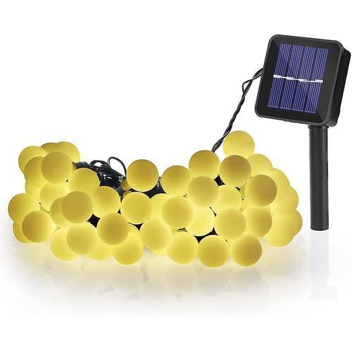 "Guirlande Lumineuse Solaire Avec 50 Globes Led, 8 Modes D'¿¿Claira... on Productcaster.