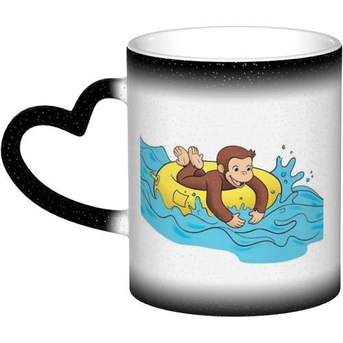 La Tasse Curious George Change De Couleur Lorsqu'elle Est Chauffée,... on Productcaster.