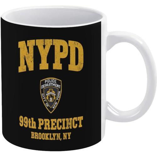 Mug New York Police Nypd Dessin Animé Animation Tasse À Café Tasse ... on Productcaster.