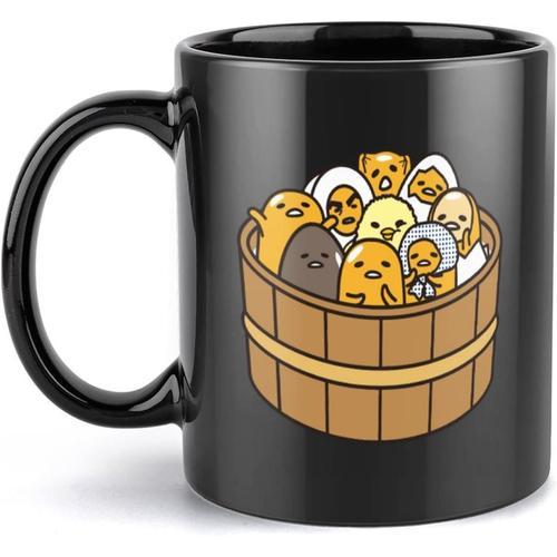 Tasse Noir Jaune D'oeuf Frère Dessin Animé Animation Tasse À Café T... on Productcaster.