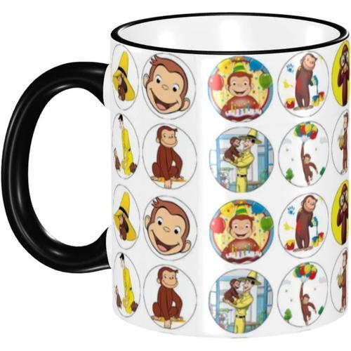 Curious George Tasse D'anime Tasse En Céramique Résistante À La Cha... on Productcaster.