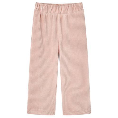 Pantalons Pour Enfants Velours Côtelé Rose Clair 116 on Productcaster.