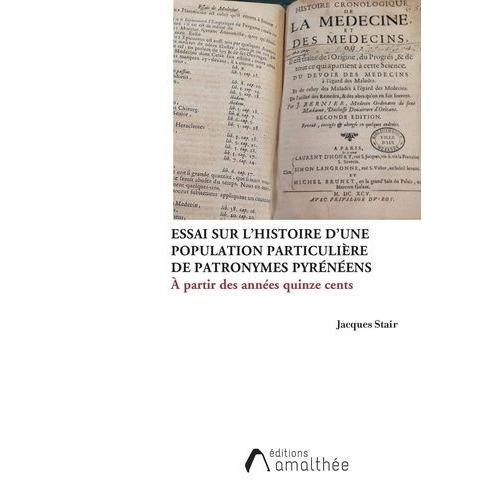 Essai Sur L'histoire D'une Population De Patronymes Pyrénéens on Productcaster.