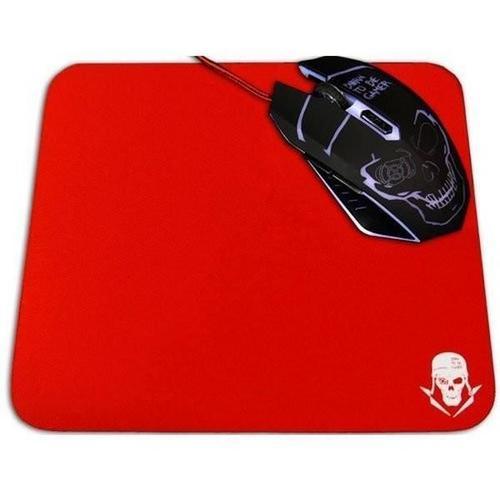 Tapis de souris gaming avec tête de mort Rouge Dimensions - 40 x 25... on Productcaster.