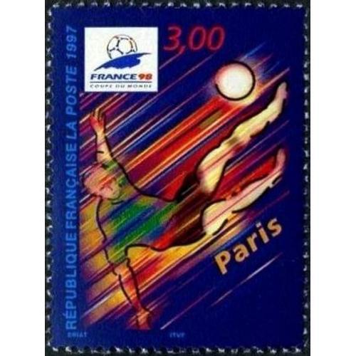 Timbre France 1997, Oblitéré - France 98 Coupe Du Monde De Football... on Productcaster.