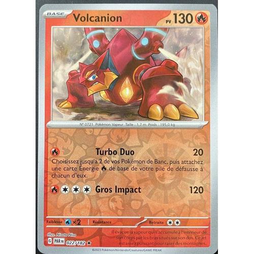 Carte Pokemon Volcanion Reverse 022/182 Ev4 Ecarlate Et Violet Par... on Productcaster.