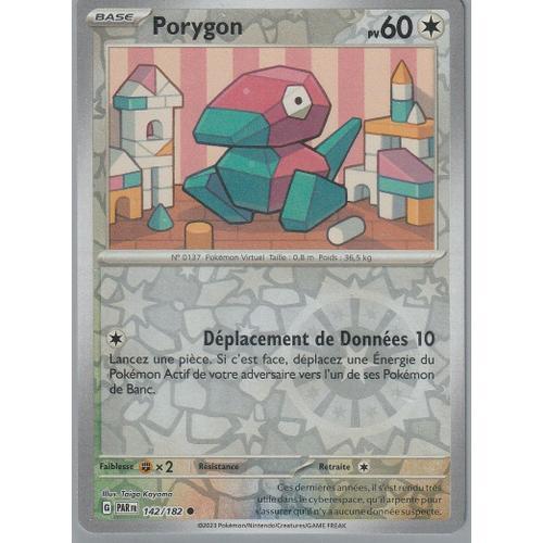 Carte Pokémon Porygon 142/182 Reverse Ev4 Faille Paradoxe on Productcaster.