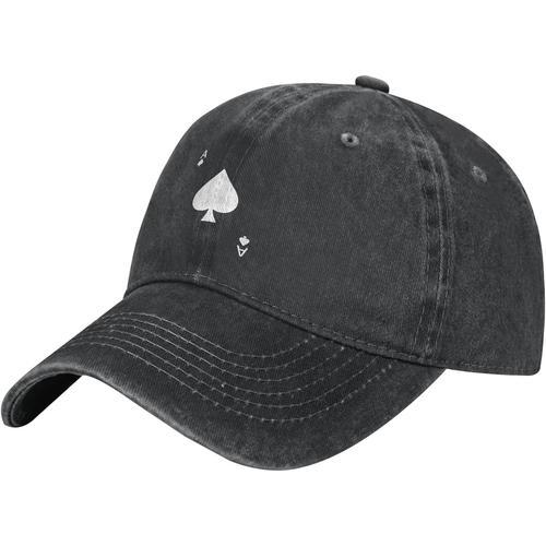 Ace Of Spades Poker Hat Casquette De Baseball Réglable Pour Homme E... on Productcaster.